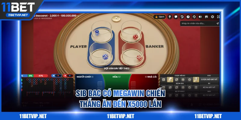 Sib Bac có Megawin chiến thắng ăn đến x5000 lần